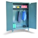 48x24x60 Wardrobe Cabinet,Full Width Rod and Shelf