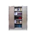 72x24x60 Stainless Cabinet with Shelves and Doors