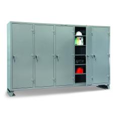 122x24x72 5-Person Multi-Shift Storage with Locking Doors