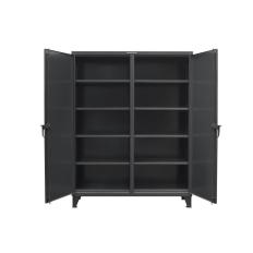 60x24x60 Double Shift Cabinet with Shelves