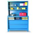 49x26x68 Bookcase Shelving and Drawer Unit