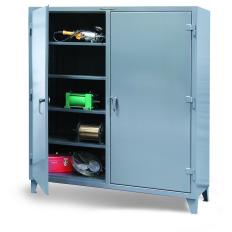 72x24x72 Double Shift Cabinet with Shelves